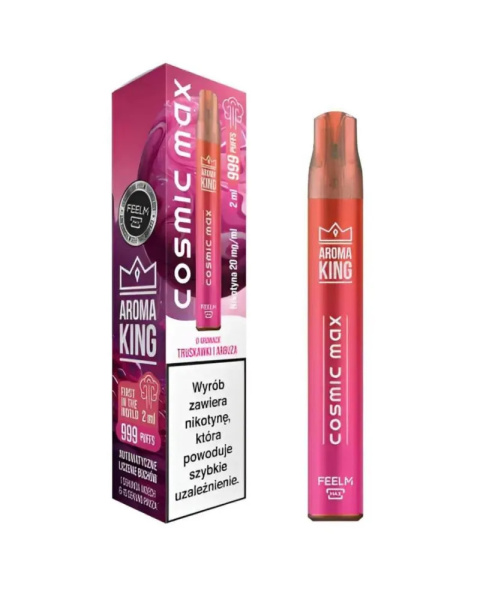 Aroma King Cosmic Max Strawberry Watermelon 999 Puffs 20mg